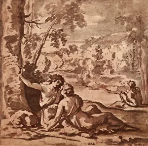 Poussin: Medor and Angelica, by Poussin