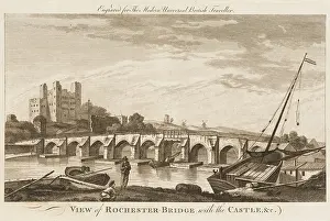 Medway: Medway Bridge and the Castle, Rochester