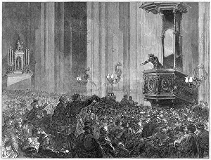 Halles: MEETING IN CHURCH