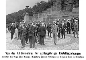 Hessen: Meeting of Corps students, 1908