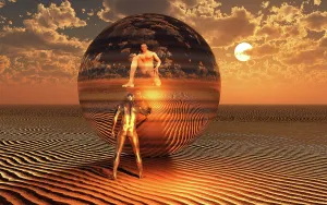 Humanoid: The meeting of two interdimensional universes