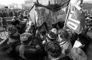 Manege: Meeting in Manege Square, 1991