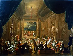 Masonic: Meeting of the Masonic Lodge, Vienna'. Anonymous