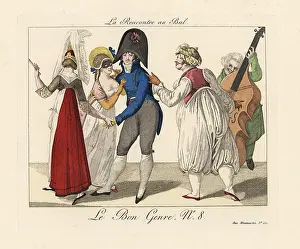 Cockade: A meeting at a masquerade ball