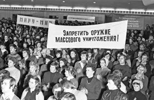 Protesting: Meeting. Moscow, 1981