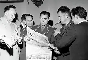Cosmonauts: Meeting with Soviet cosmonauts in Moscow