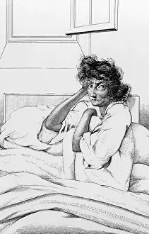 Insanity: Melancholia patient, Charenton, 1838