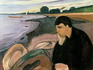 Printer: Melancholy Artist: Edvard Munch