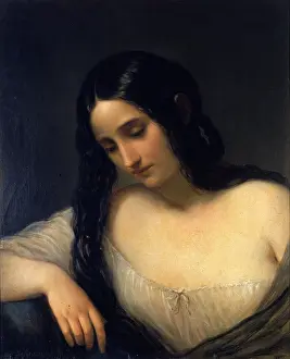 Natale: Melancholy, by Natale Schiavoni, conserved