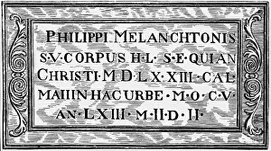 Melanchthon: Melanchthon, Philipp, 16.2.1497 - 19.4.1560, German