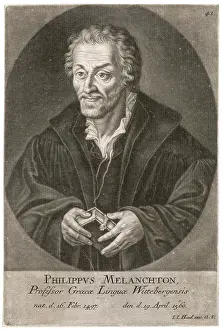 Mezzotint: MELANCTHON (MEZZOTINT)