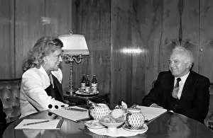 Shevardnadze: Melina Mercouri visits USSR