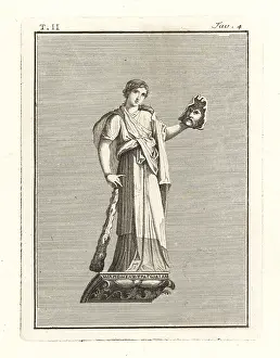 Ercolano: Melpomene, Roman muse of tragedy