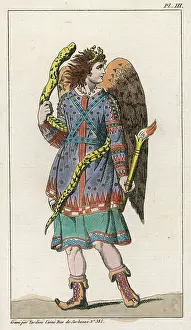 Caduceus: A member of the Furies (Erinyes or Eumenides)