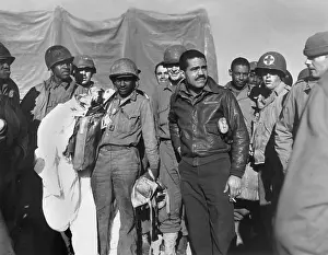 Bared: Members of the 99thth Fighter Squadron of the