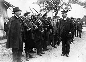 Distributed: Members of the Berlin home guard, 1914