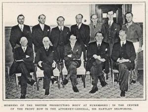 Shawcross: MEMBERS OF THE BRITISH PROSECUTING BODY AT NUREMBERG