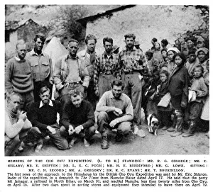 Pugh: Members of the Cho Oyu expedition