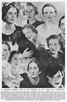 Posh: Members of the Crazy Gala by Madame Yevonde
