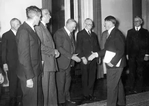Syndicate: Members of the General Economic Council with Adolf Hitler