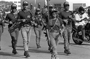Loosely: Members of one of General Manuel Noriega's ?