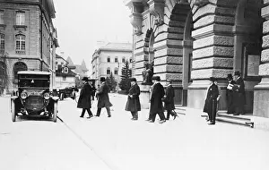 Negotiation: Members of the German delegation at the Bern Conference
