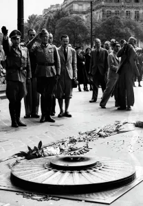 Gaulle: Members of the German foreign representation