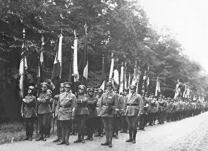 Standards: Members of the German National People's Party, around the