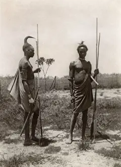 Two members of the Lango Tribe of Uganda