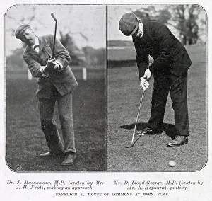 Macnamara: Members of Parliament playing Golf, 1906