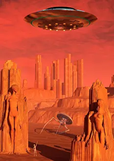 Robotic: Members of the planets advanced civilization leaving Mars