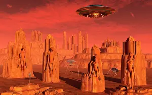 Robotic: Members of the planets advanced civilization leaving Mars