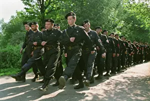 Dubrava: Members of Russian National Unity movement, 1998