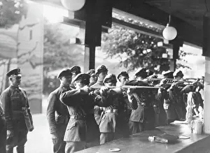 Caliber: Members of the Stahlhelms on the shooting range, 1932