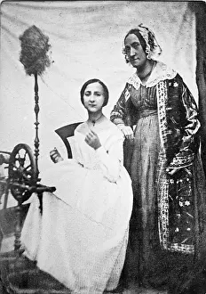 Daguerreotype: Members of the Todesco family. About 1850?