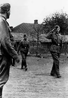 Hiwi: Members of a Ukrainian construction company - Eastern Front