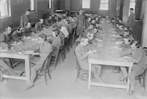 Fieldwork: Members of the U.S. Army Signal Corps in telegraph