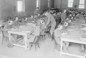 Fieldwork: Members of the U.S. Army Signal Corps in telegraph