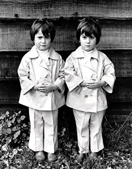 Twins: Two members of the Walton Twins Club