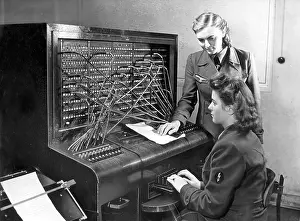 Duration: Two members of the Women's Auxiliary Signal Service