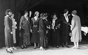 Ladieswear: Members of a women's club, 1935