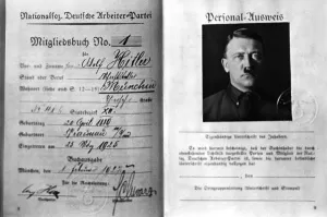 Membership: Membership book No. 1, NSDAP, 1925