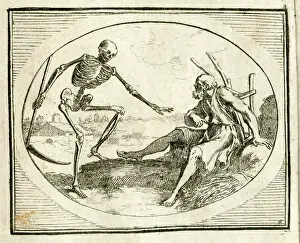 Scythe: Memento mori -- an old man and the Grim Reaper