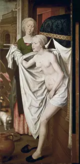 Bathsheba: MEMLING, Hans (1433-1494). Bathsheba Bathing