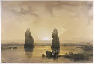 Colossi: MEMNON COLOSSI/THEBES