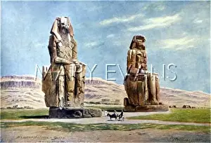 Likened: MEMNON COLOSSI/THEBES