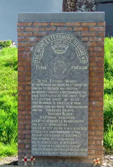 Worcesters: Memorial to 2nd Worcesters, Geluvelt Mill