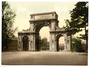 Brompton: The Memorial Arch, New Brompton, England