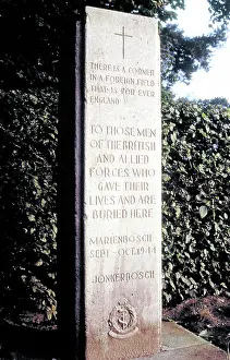 Veritable: Memorial to British and Allied Forces, Jonkerbos