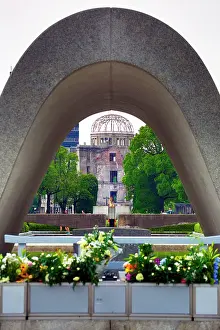 Cenotaph: Memorial Cenotaph and Atomic Bomb Dome, Hiroshima